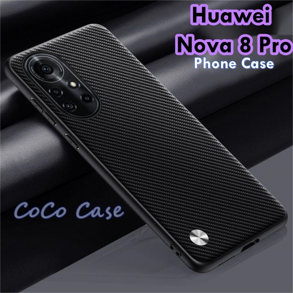 For Huawei Nova 8 Pro Cover Silicone Professional Full Case Classic Simple Solid Color Phone Case Cover sweatproof