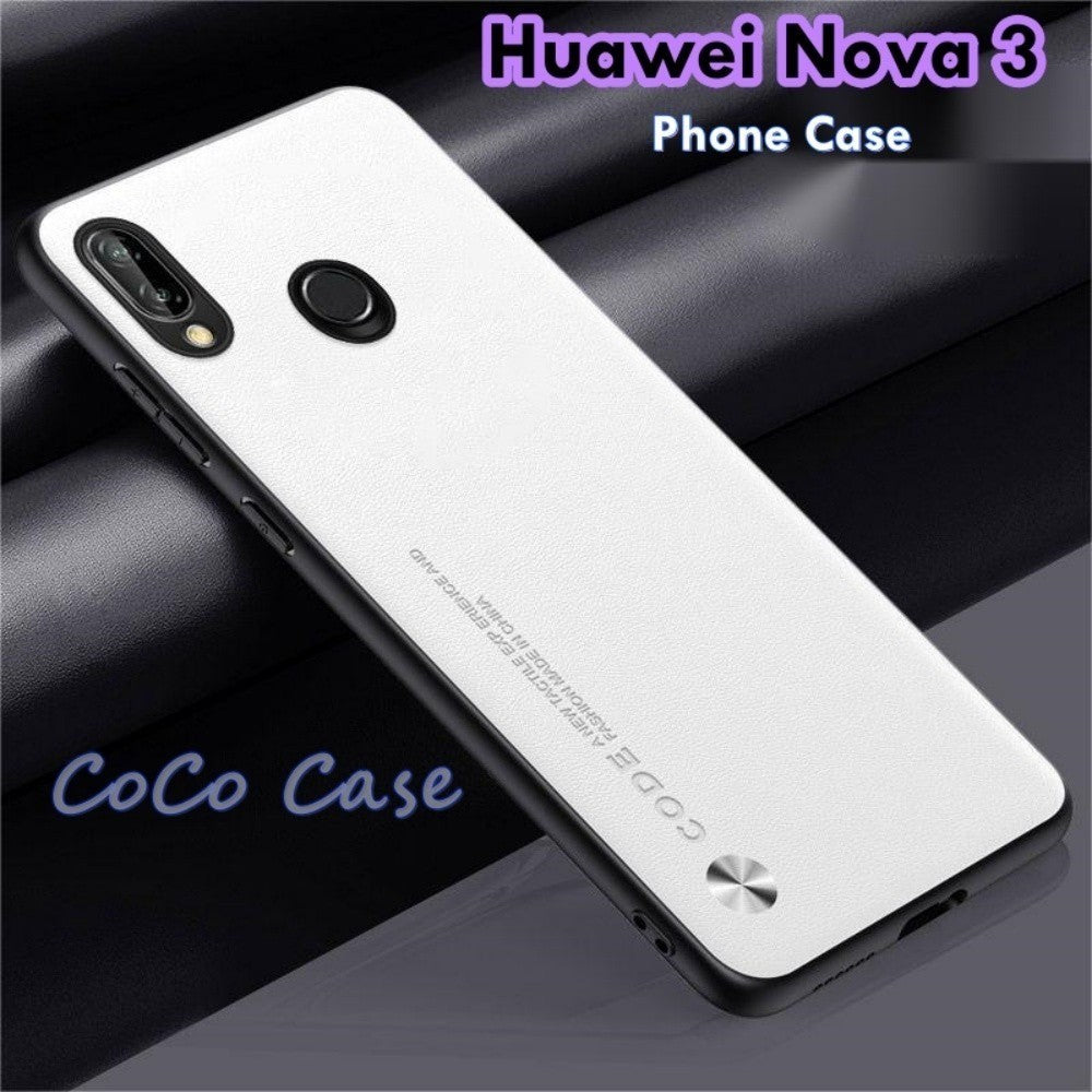 For Huawei Nova 3 Cover Silicone Professional Full Case Classic Simple Solid Color Phone Case Cover sweatproof