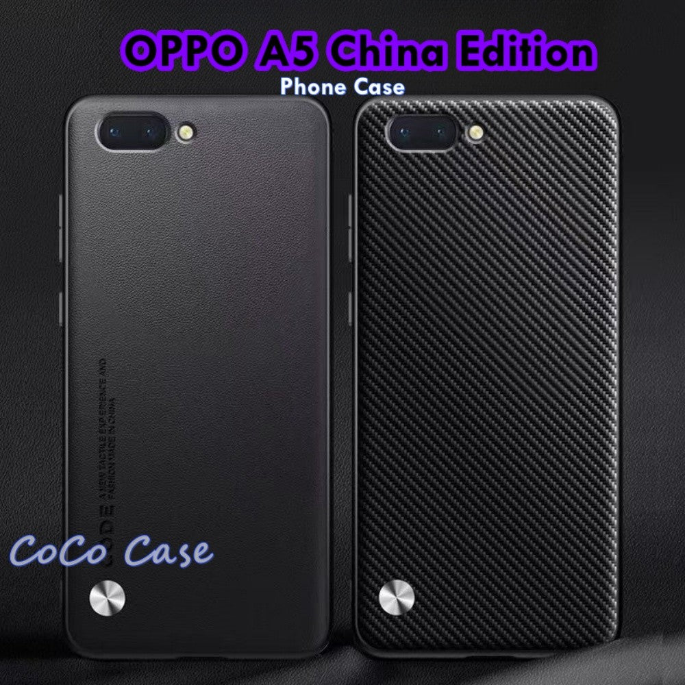 For OPPO A5 China Edition Cover Silicone Professional Full Case Classic Simple Solid Color Phone Case Cover sweatproof