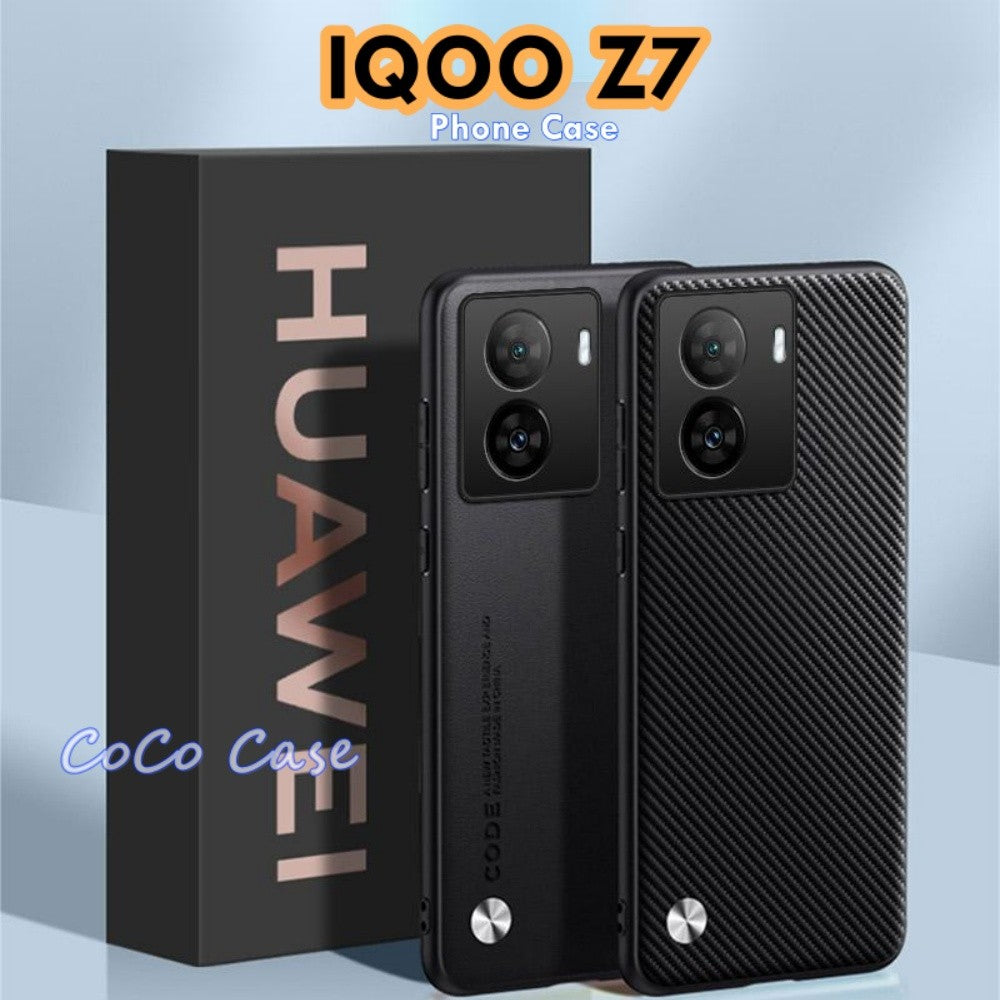 For IQOO Z7 Cover Silicone Professional Full Case Classic Simple Solid Color Phone Case Cover sweatproof