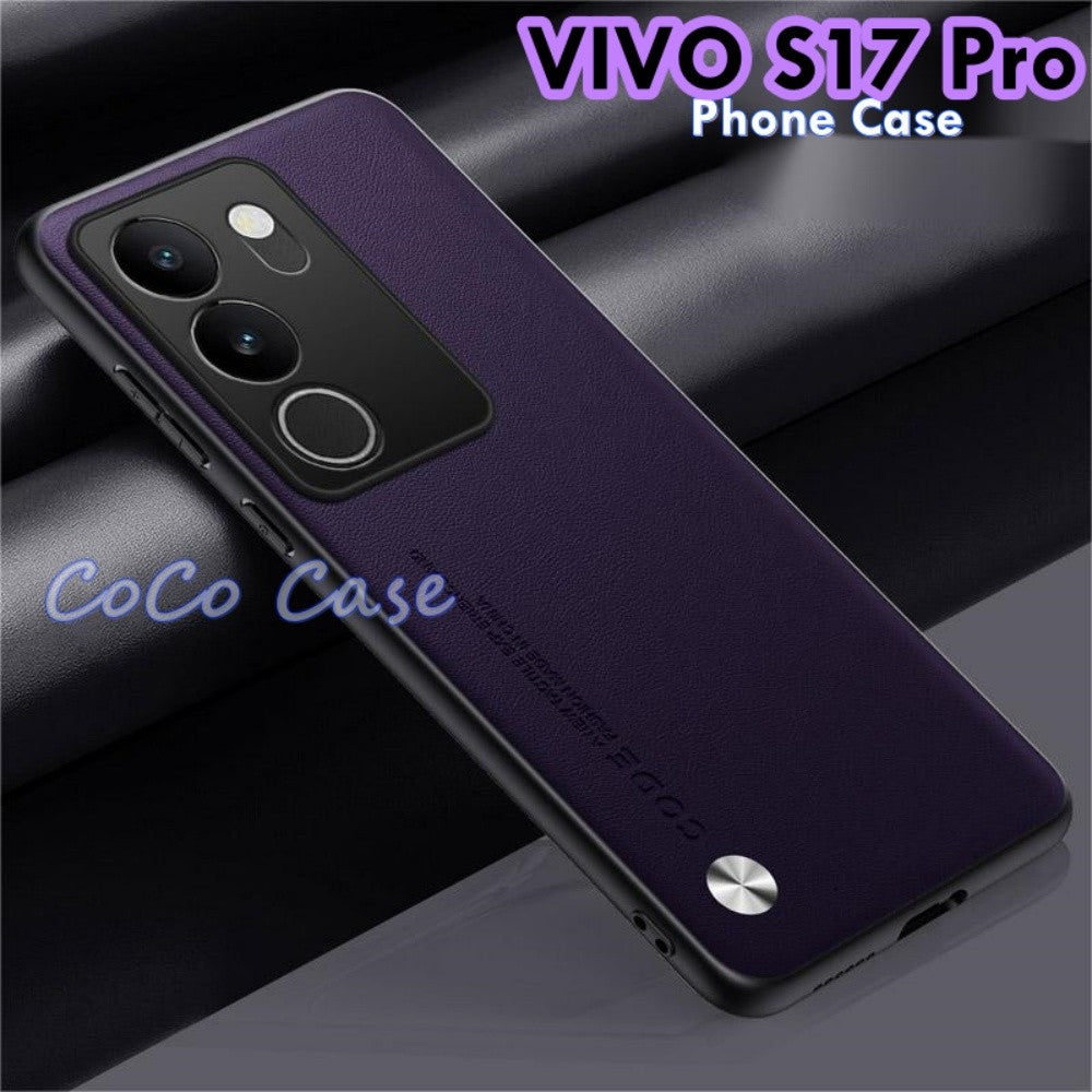 For VIVO S17 Pro Cover Silicone Professional Full Case Classic Simple Solid Color Phone Case Cover sweatproof