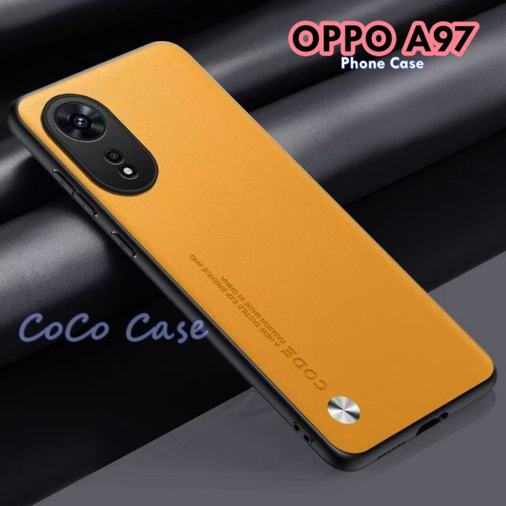 For OPPO A97 Cover Silicone Professional Full Case Classic Simple Solid Color Phone Case Cover sweatproof