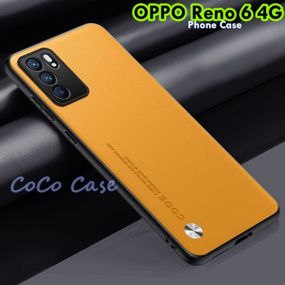 For OPPO Reno 6 4G Cover Silicone Professional Full Case Classic Simple Solid Color Phone Case Cover sweatproof