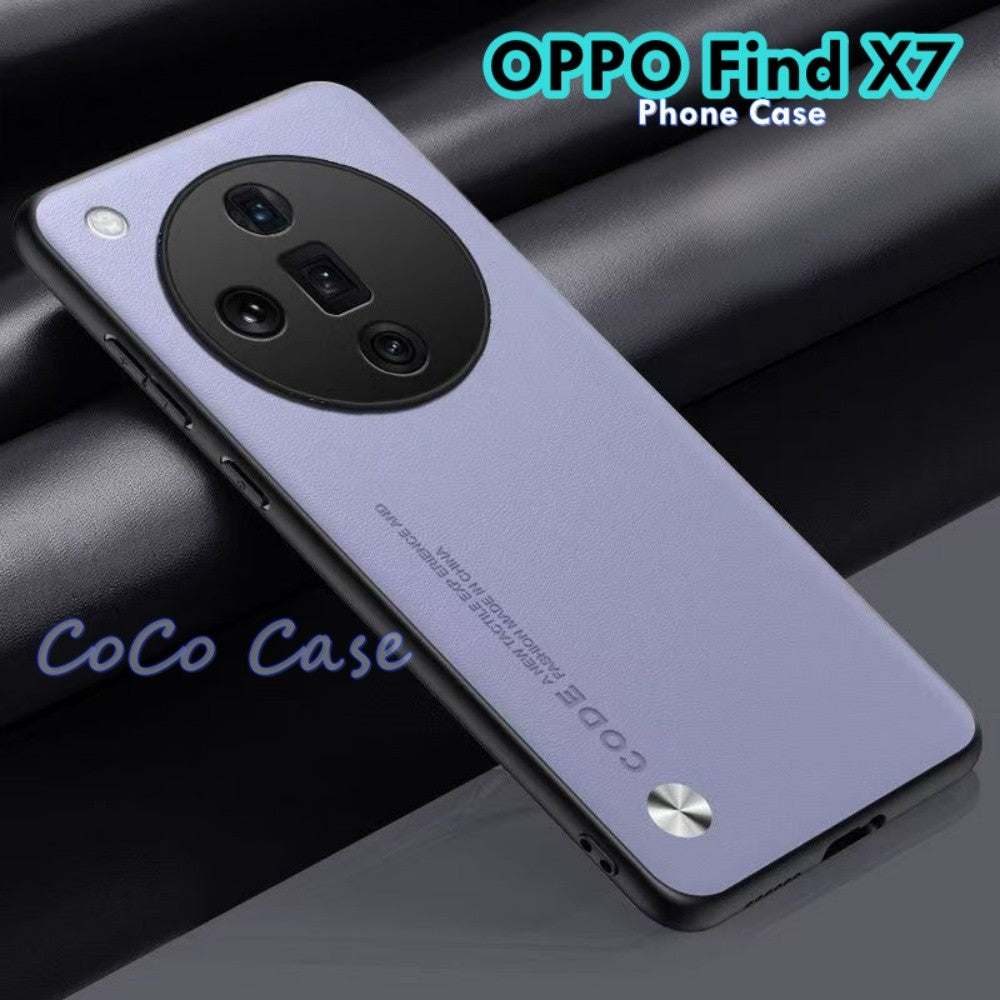 For OPPO Find X7 Cover Silicone Professional Full Case Classic Simple Solid Color Phone Case Cover sweatproof