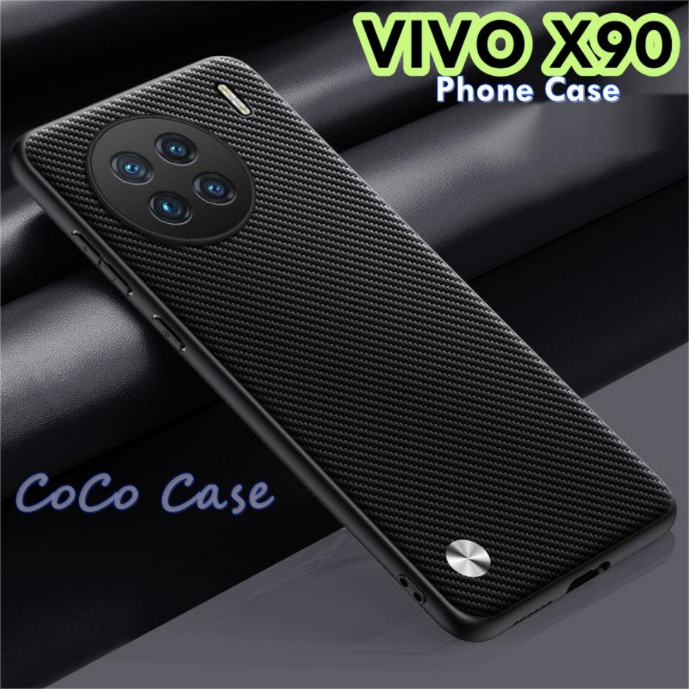 For VIVO X90 Cover Silicone Professional Full Case Classic Simple Solid Color Phone Case Cover sweatproof