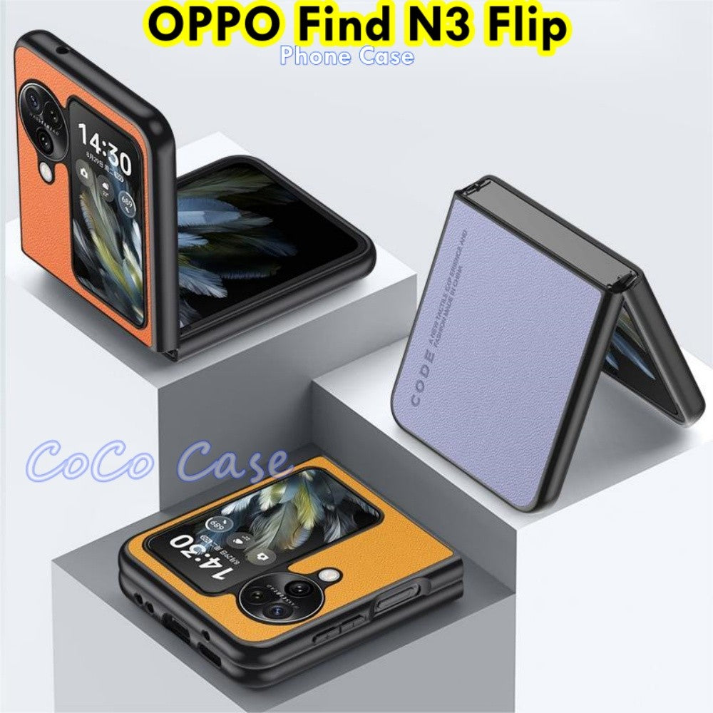 For OPPO Find N3 Flip Cover Silicone Professional Full Case Classic Simple Solid Color Phone Case Cover sweatproof