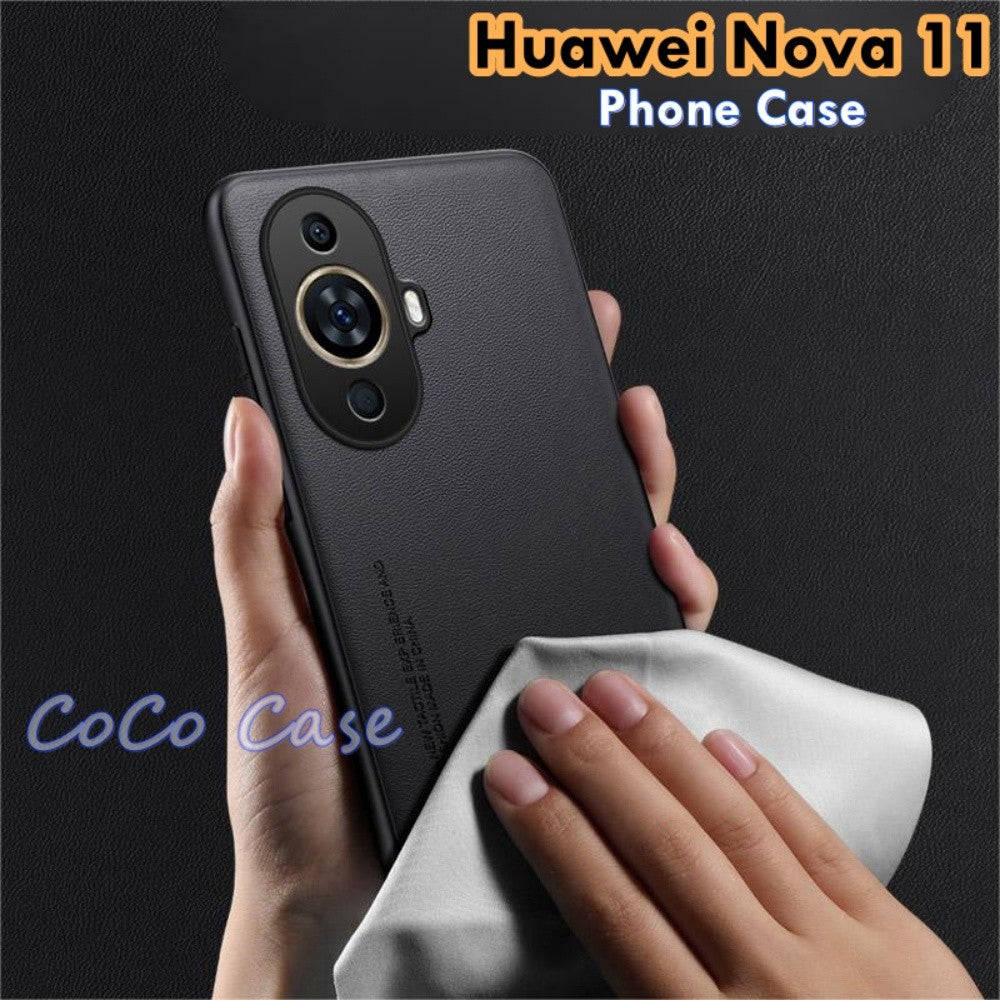 For Huawei Nova 11 Cover Silicone Professional Full Case Classic Simple Solid Color Phone Case Cover sweatproof