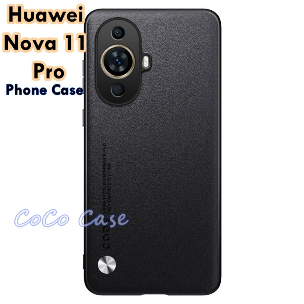 For Huawei Nova 11 Pro Cover Silicone Professional Full Case Classic Simple Solid Color Phone Case Cover sweatproof