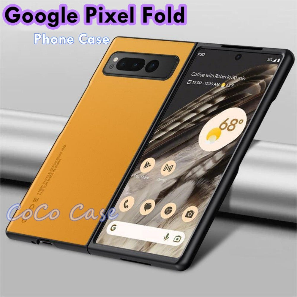 For Google Pixel Fold Cover Silicone Professional Full Case Classic Simple Solid Color Phone Case Cover sweatproof