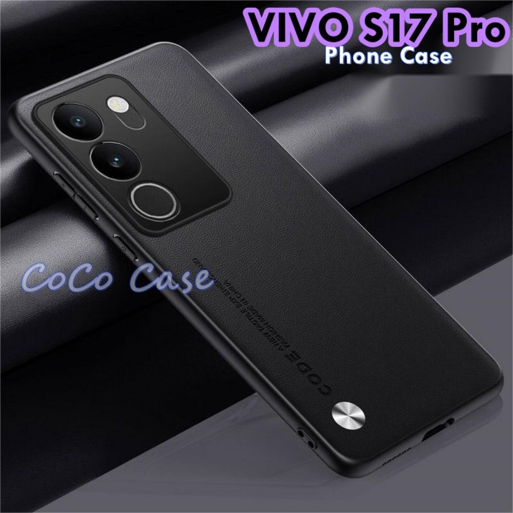 For VIVO S17 Pro Cover Silicone Professional Full Case Classic Simple Solid Color Phone Case Cover sweatproof