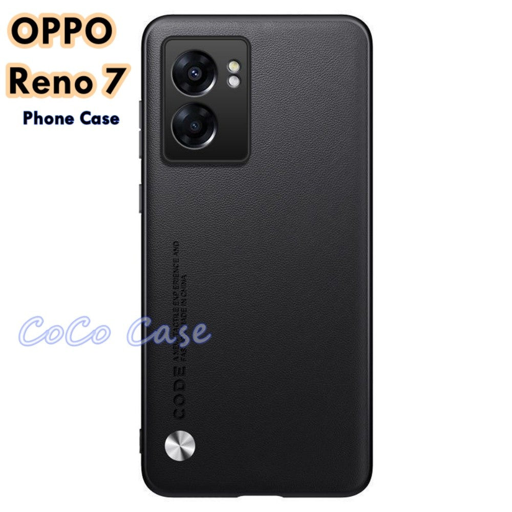 For OPPO Reno 7 Cover Silicone Professional Full Case Classic Simple Solid Color Phone Case Cover sweatproof