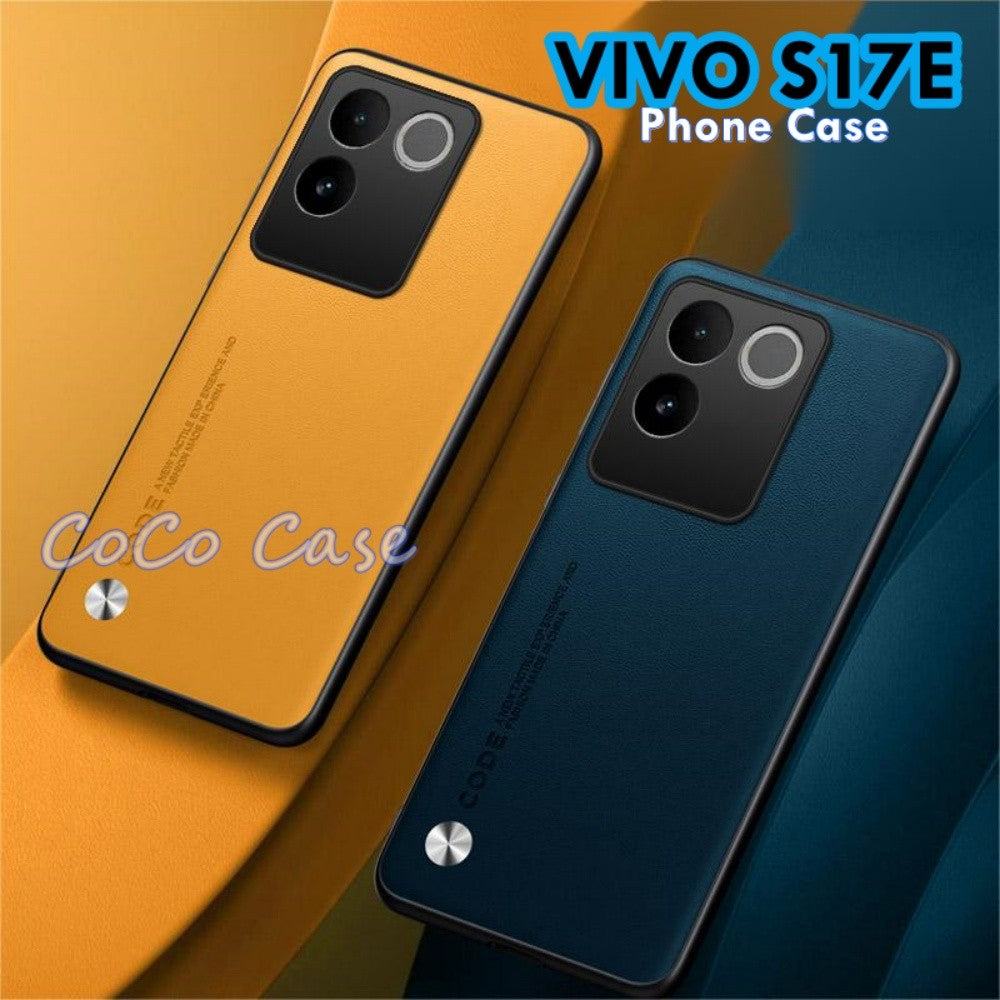 For VIVO S17E Cover Silicone Professional Full Case Classic Simple Solid Color Phone Case Cover sweatproof