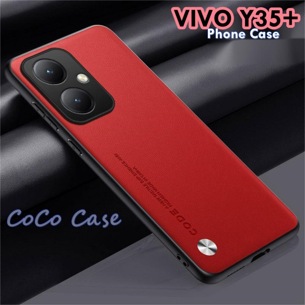 For VIVO Y35+ Cover Silicone Professional Full Case Classic Simple Solid Color Phone Case Cover sweatproof