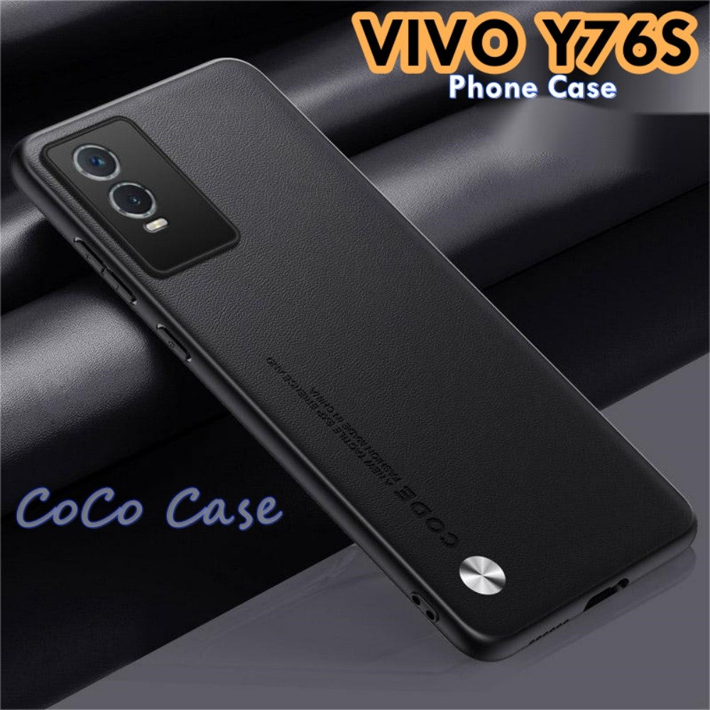For VIVO Y76S Cover Silicone Professional Full Case Classic Simple Solid Color Phone Case Cover sweatproof