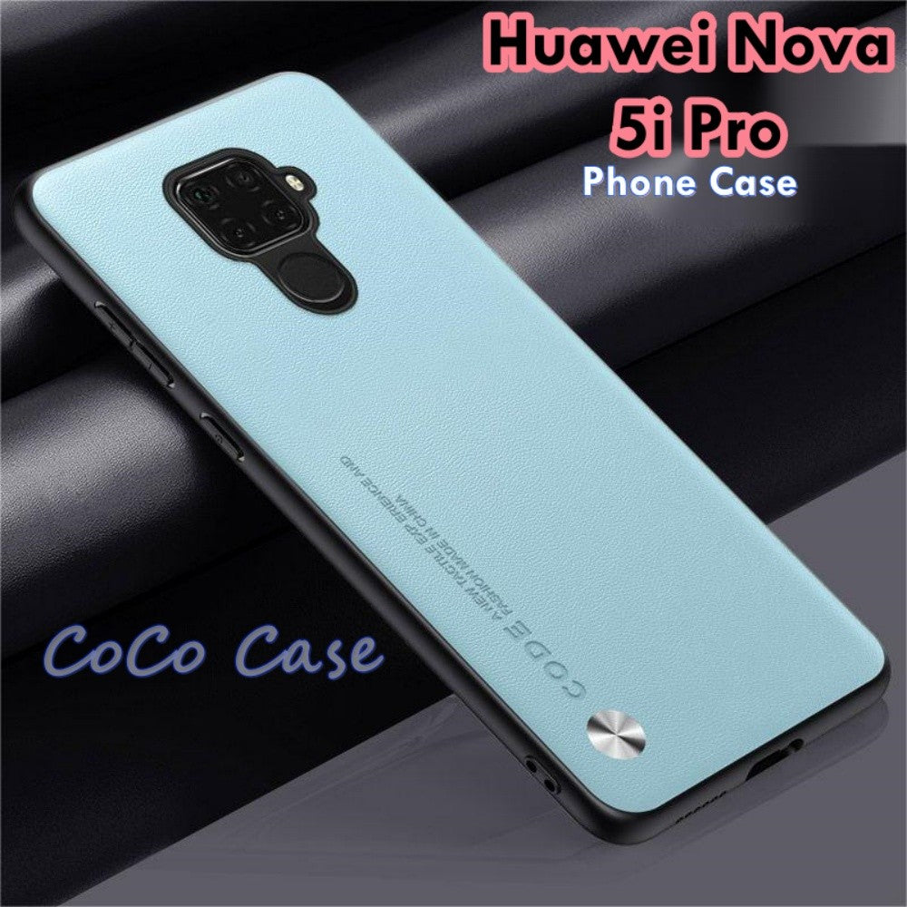 For Huawei Nova 5i Pro Cover Silicone Professional Full Case Classic Simple Solid Color Phone Case Cover sweatproofv