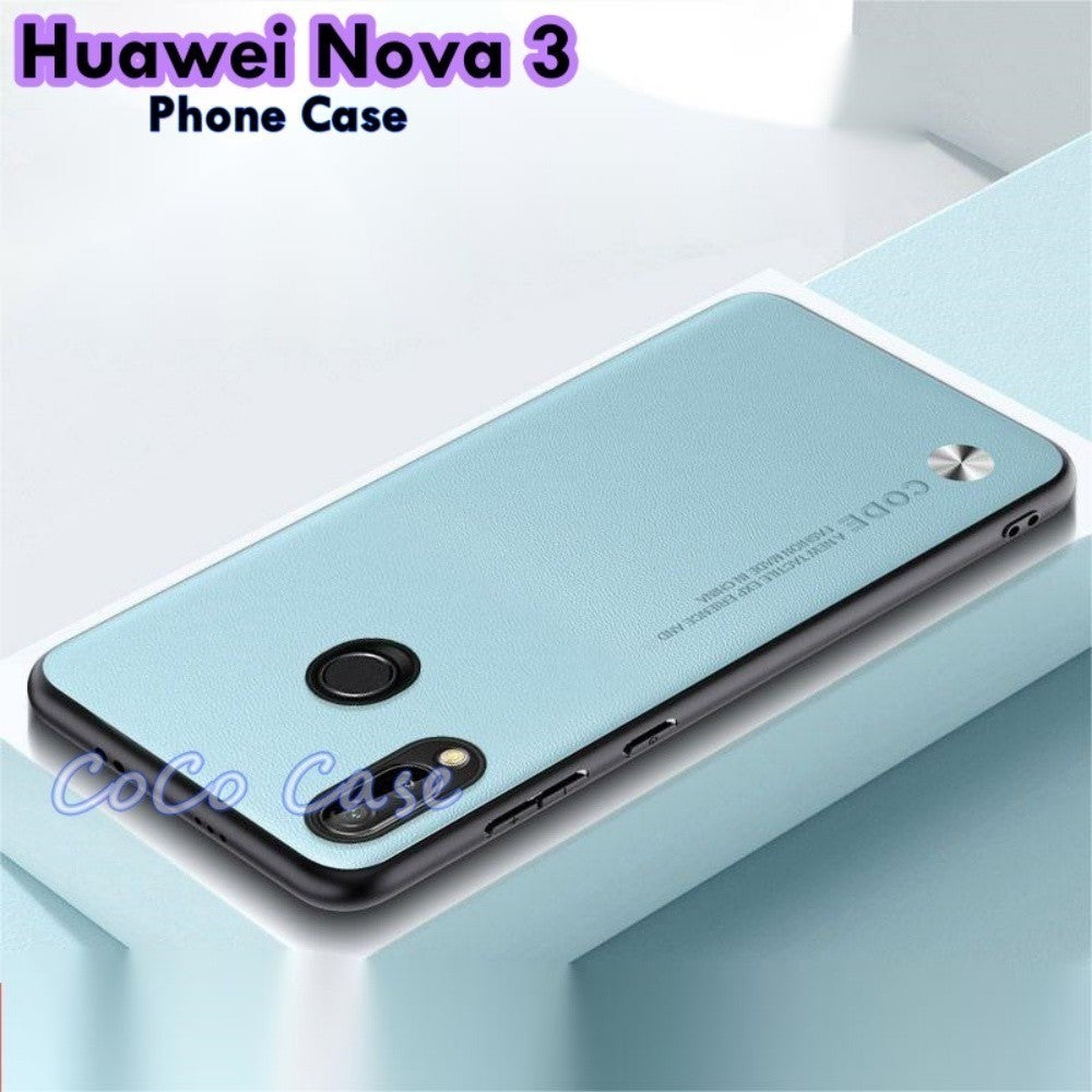 For Huawei Nova 3 Cover Silicone Professional Full Case Classic Simple Solid Color Phone Case Cover sweatproof