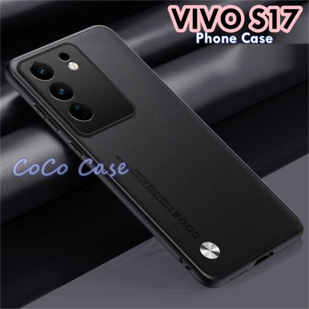 For VIVO S17 Cover Silicone Professional Full Case Classic Simple Solid Color Phone Case Cover sweatproof