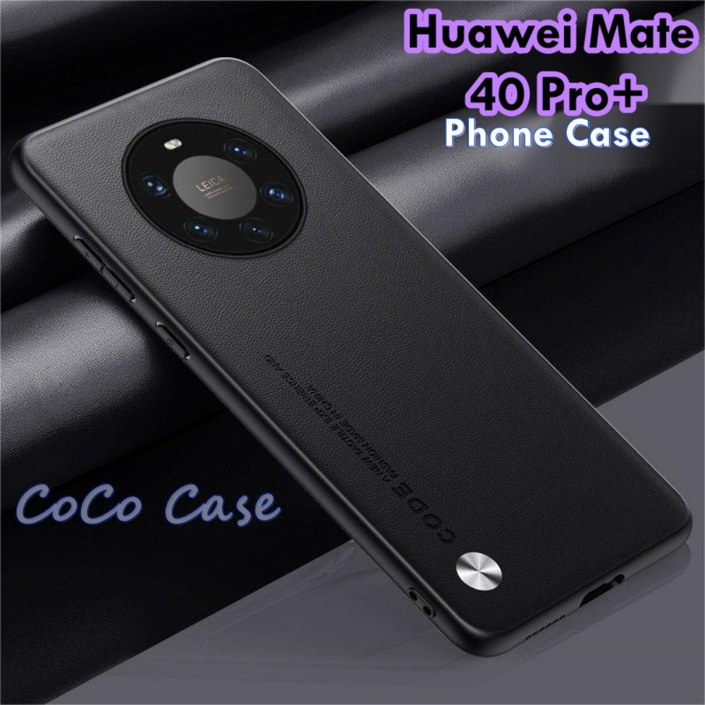 For Huawei Mate 40 Pro+ Cover Silicone Professional Full Case Classic Simple Solid Color Phone Case Cover sweatproof