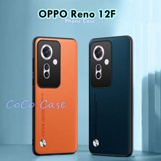 For OPPO Reno 12F Cover Silicone Professional Full Case Classic Simple Solid Color Phone Case Cover sweatproof