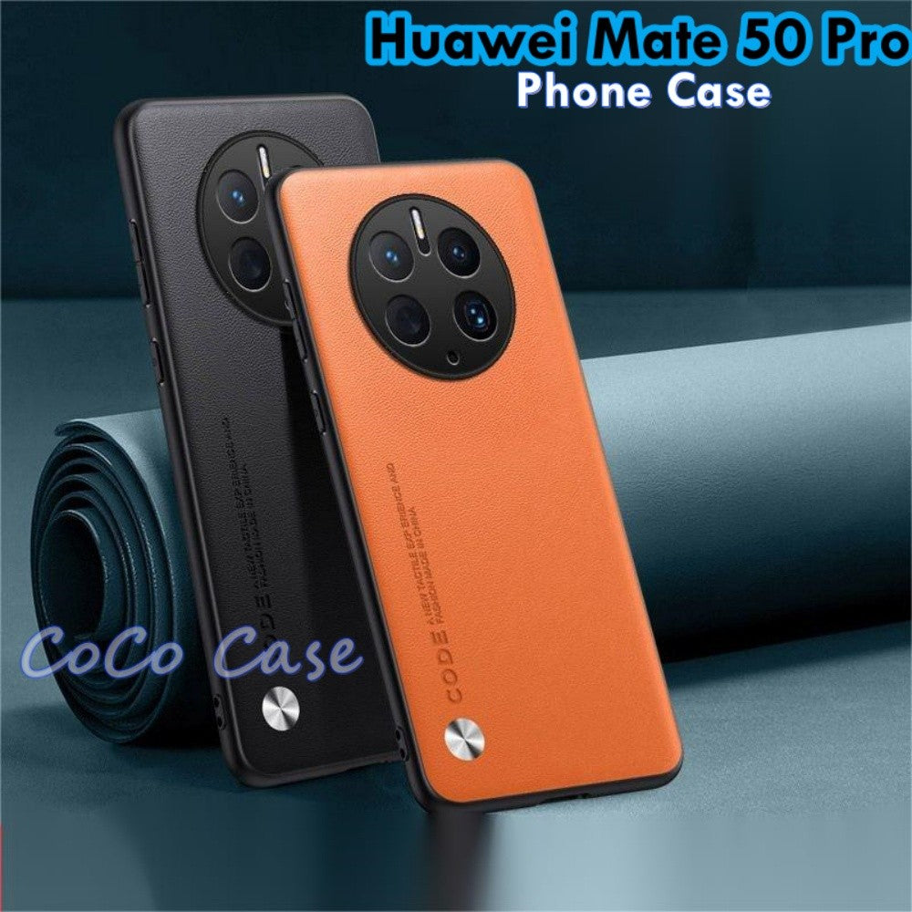 For Huawei Mate 50 Pro Cover Silicone Professional Full Case Classic Simple Solid Color Phone Case Cover sweatproof