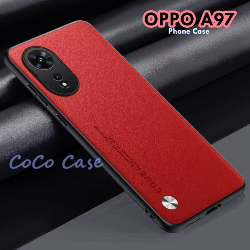 For OPPO A97 Cover Silicone Professional Full Case Classic Simple Solid Color Phone Case Cover sweatproof