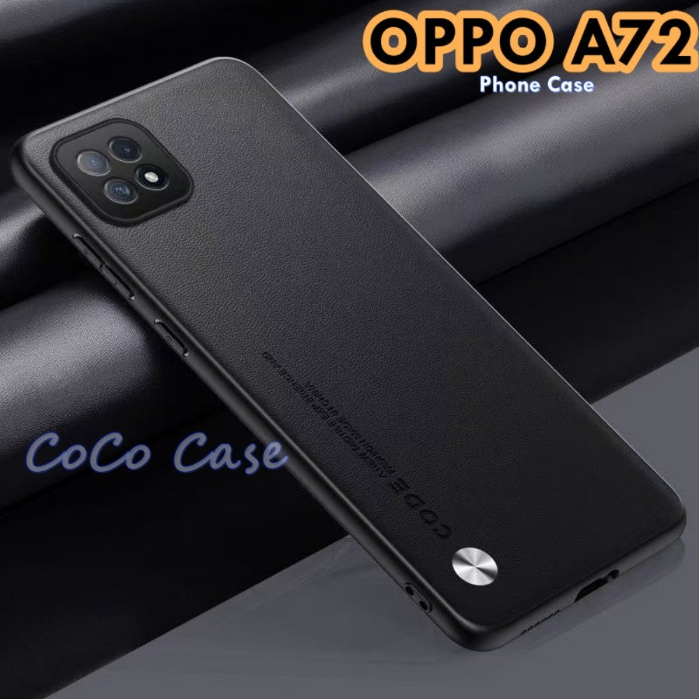 For OPPO A72 Cover Silicone Professional Full Case Classic Simple Solid Color Phone Case Cover sweatproof