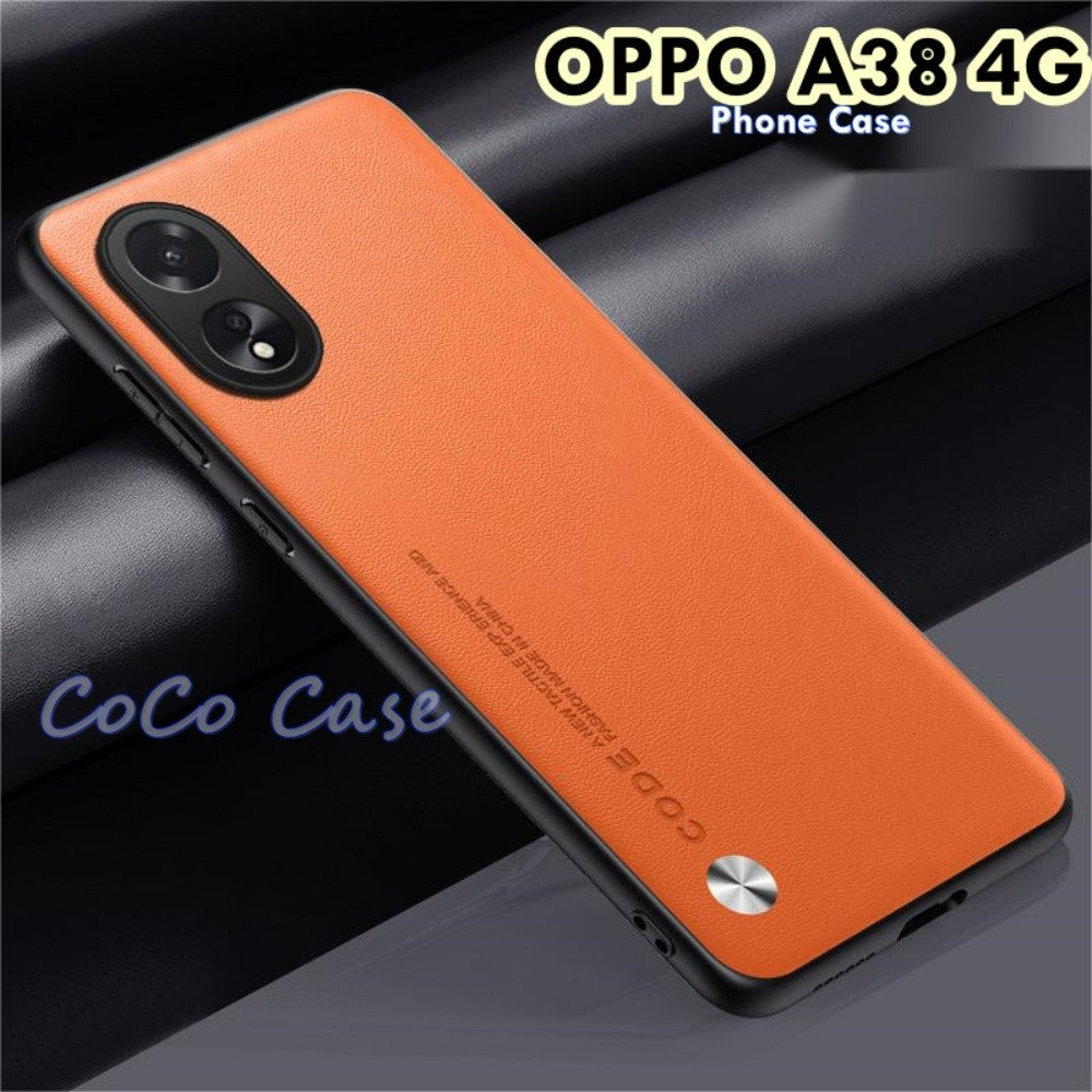 For OPPO A38 4G Cover Silicone Professional Full Case Classic Simple Solid Color Phone Case Cover sweatproof
