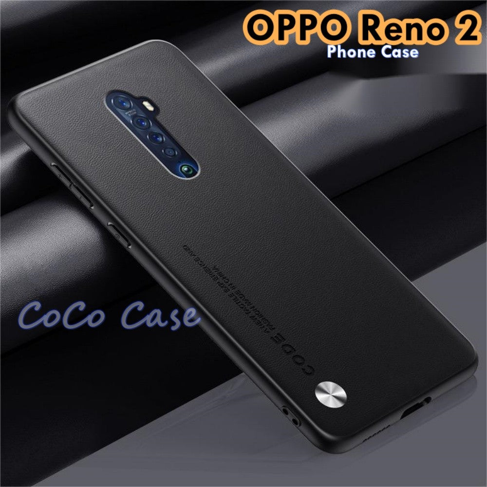 For OPPO Reno 2 Cover Silicone Professional Full Case Classic Simple Solid Color Phone Case Cover sweatproof