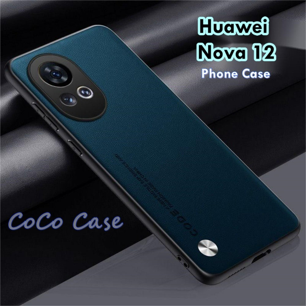 For Huawei Nova 12 Cover Silicone Professional Full Case Classic Simple Solid Color Phone Case Cover sweatproof