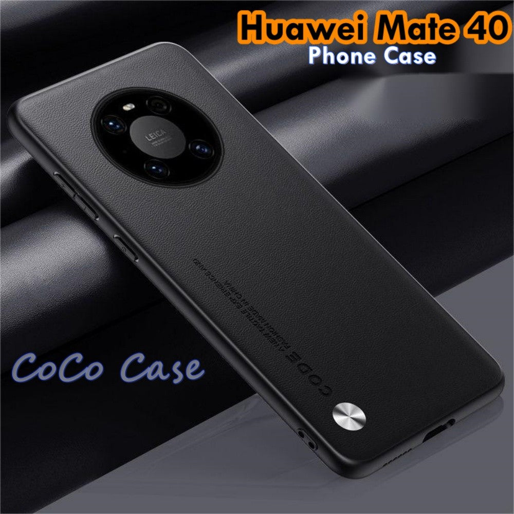 For Huawei Mate 40 Cover Silicone Professional Full Case Classic Simple Solid Color Phone Case Cover sweatproof