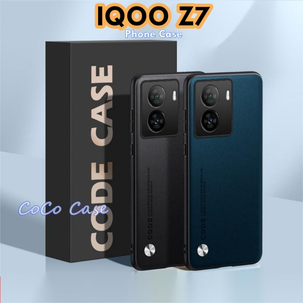 For IQOO Z7 Cover Silicone Professional Full Case Classic Simple Solid Color Phone Case Cover sweatproof