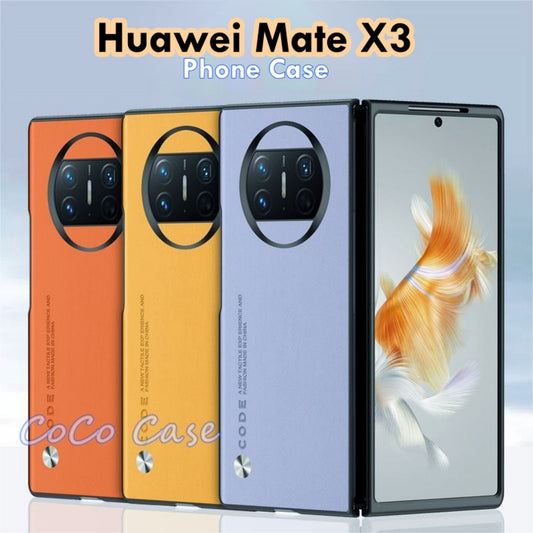 For Huawei Mate X3 Cover Silicone Professional Full Case Classic Simple Solid Color Phone Case Cover sweatproof