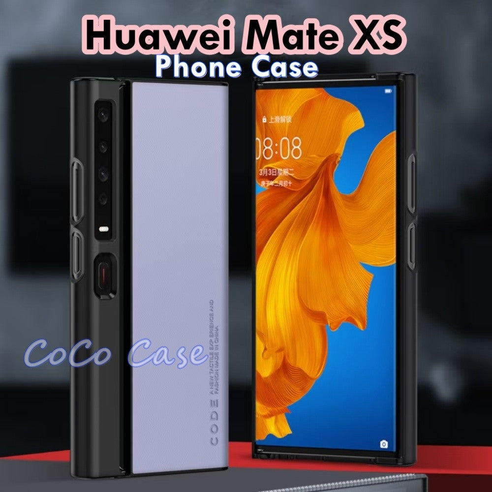 For Huawei Mate XS Cover Silicone Professional Full Case Classic Simple Solid Color Phone Case Cover sweatproof