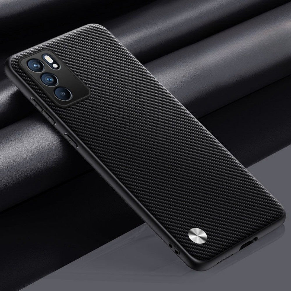 For OPPO Reno 6 4G Cover Silicone Professional Full Case Classic Simple Solid Color Phone Case Cover sweatproof
