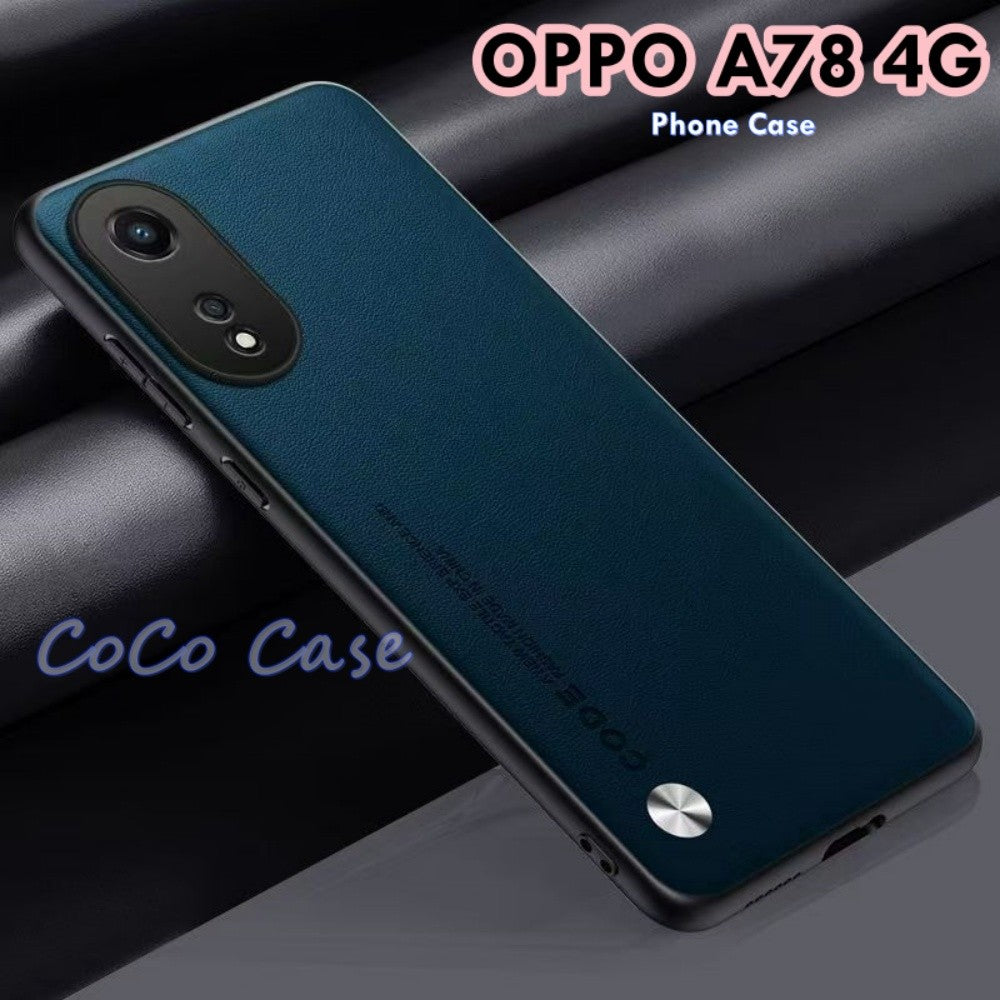 For OPPO A78 4G Cover Silicone Professional Full Case Classic Simple Solid Color Phone Case Cover sweatproof