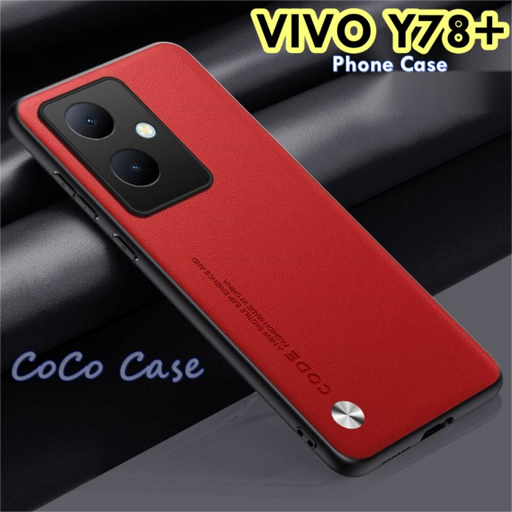 For VIVO Y78+ Cover Silicone Professional Full Case Classic Simple Solid Color Phone Case Cover sweatproof