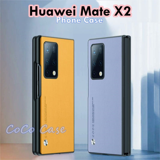 For Huawei Mate X2 Cover Silicone Professional Full Case Classic Simple Solid Color Phone Case Cover sweatproof
