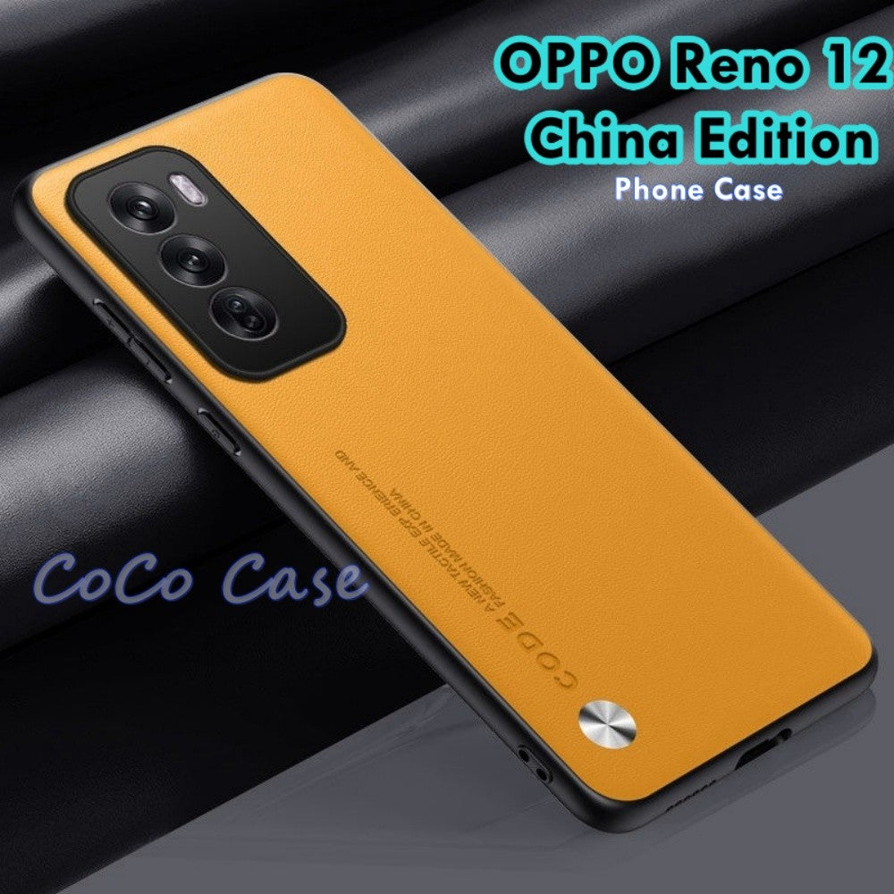 For OPPO Reno 12 China Edition Cover Silicone Professional Full Case Classic Simple Solid Color Phone Case Cover sweatproof