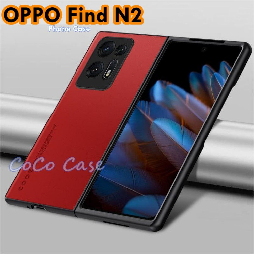 For OPPO Find N2 Cover Silicone Professional Full Case Classic Simple Solid Color Phone Case Cover sweatproof
