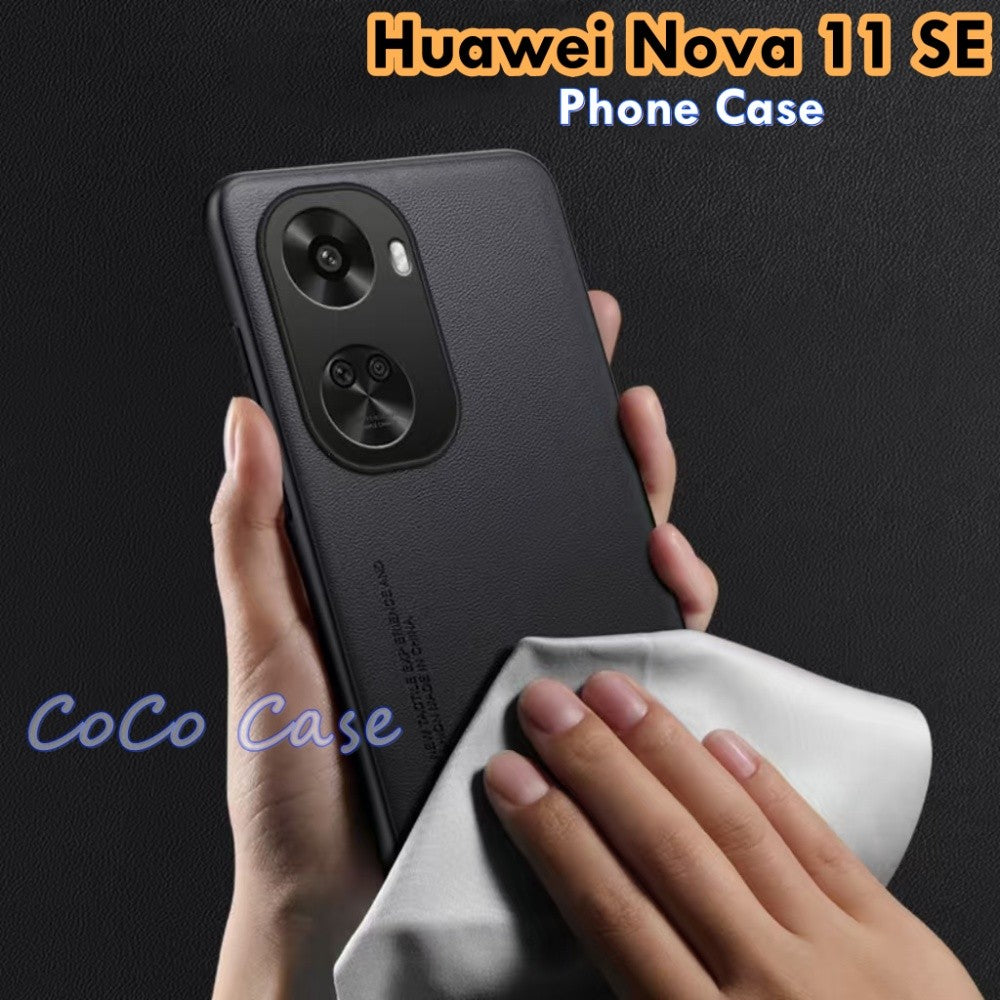For Huawei Nova 11 SE Cover Silicone Professional Full Case Classic Simple Solid Color Phone Case Cover sweatproof