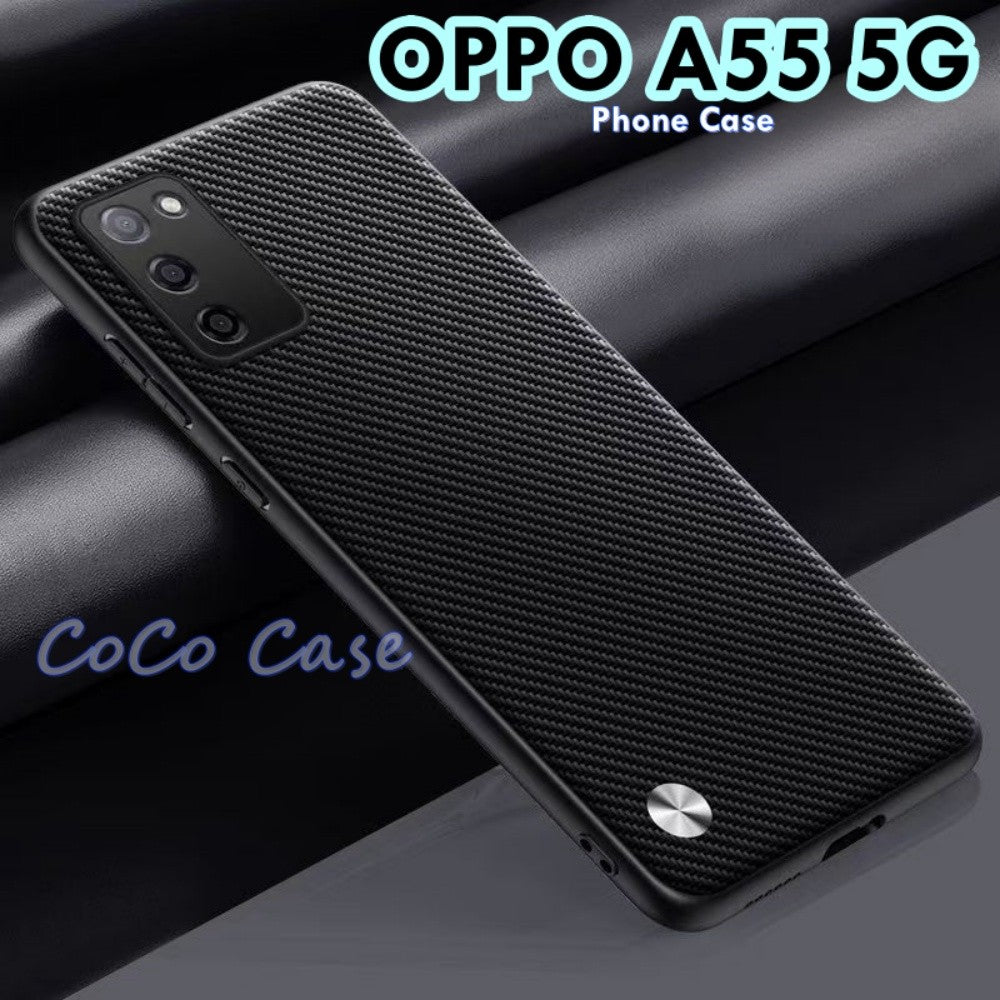 For OPPO A55 5G Cover Silicone Professional Full Case Classic Simple Solid Color Phone Case Cover sweatproof