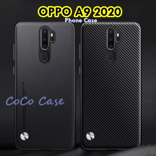 For OPPO A9 2020 Cover Silicone Professional Full Case Classic Simple Solid Color Phone Case Cover sweatproof