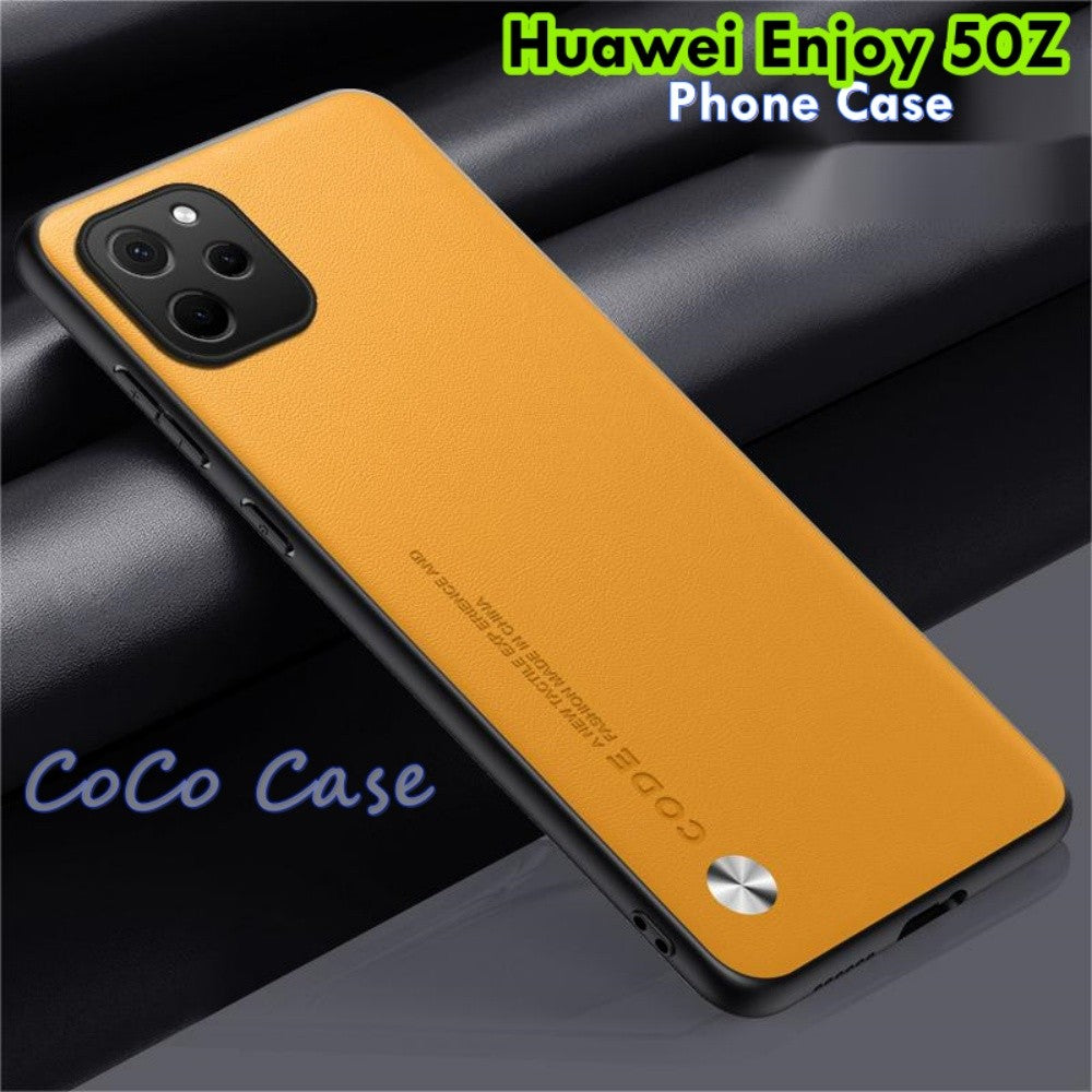 For Huawei Enjoy 50Z Cover Silicone Professional Full Case Classic Simple Solid Color Phone Case Cover sweatproof