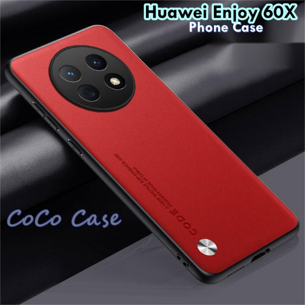 For Huawei Enjoy 60X Cover Silicone Professional Full Case Classic Simple Solid Color Phone Case Cover sweatproof