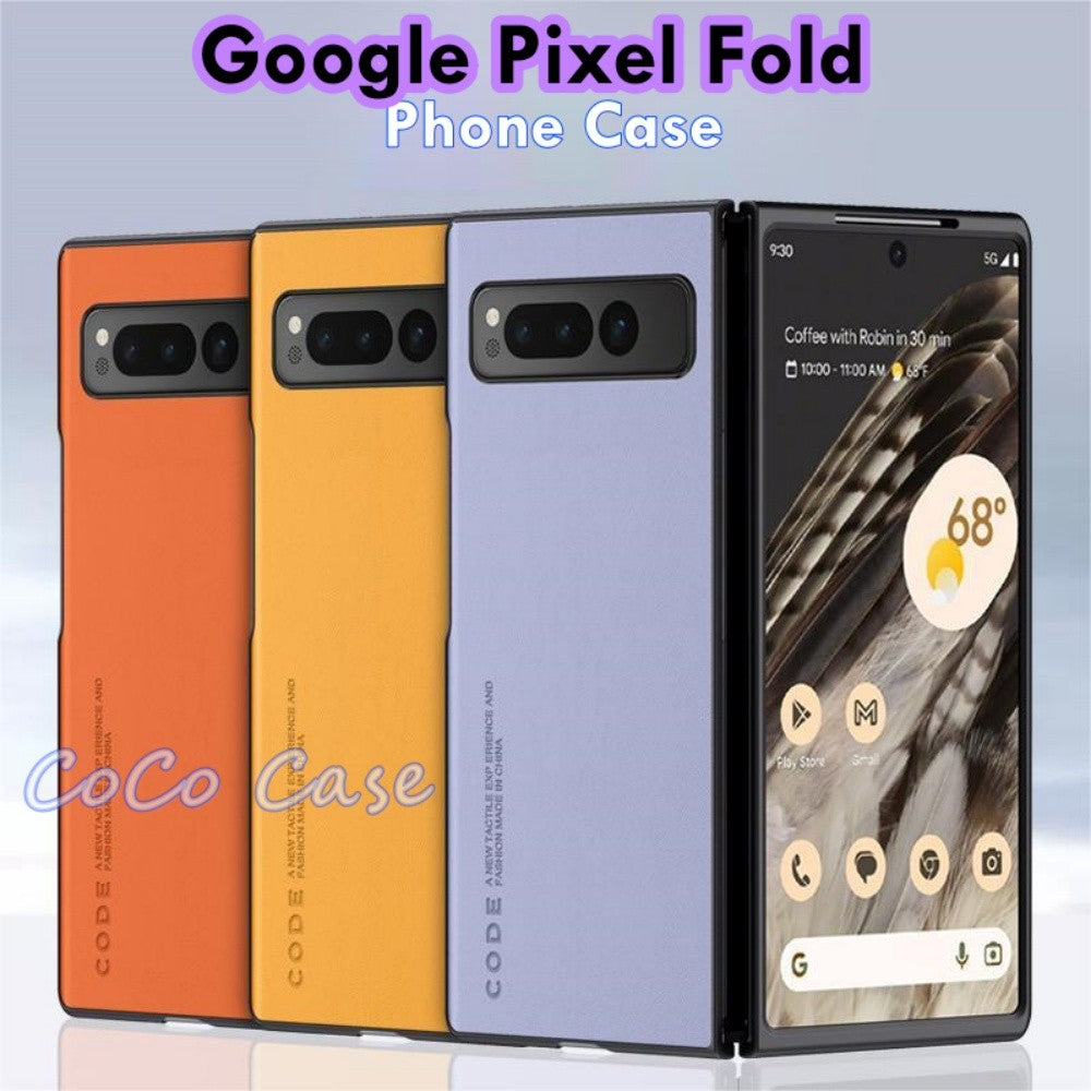 For Google Pixel Fold Cover Silicone Professional Full Case Classic Simple Solid Color Phone Case Cover sweatproof