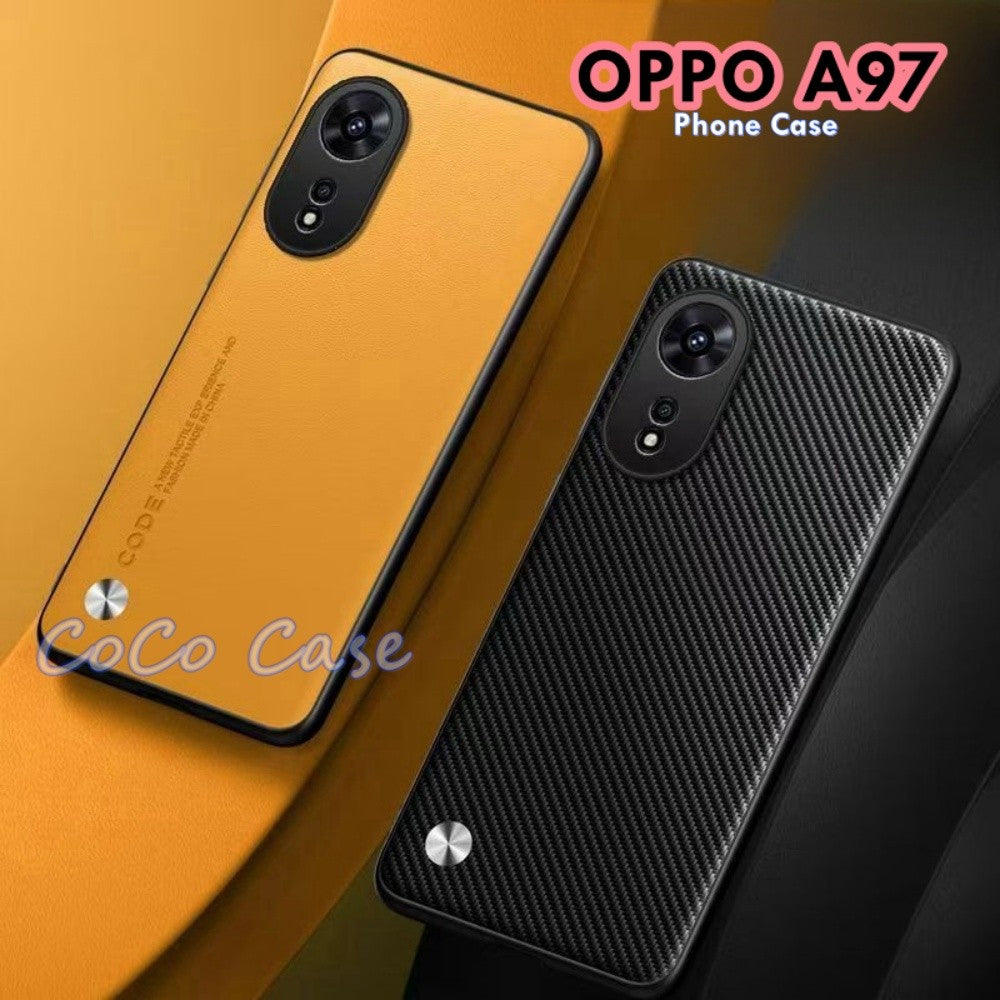 For OPPO A97 Cover Silicone Professional Full Case Classic Simple Solid Color Phone Case Cover sweatproof