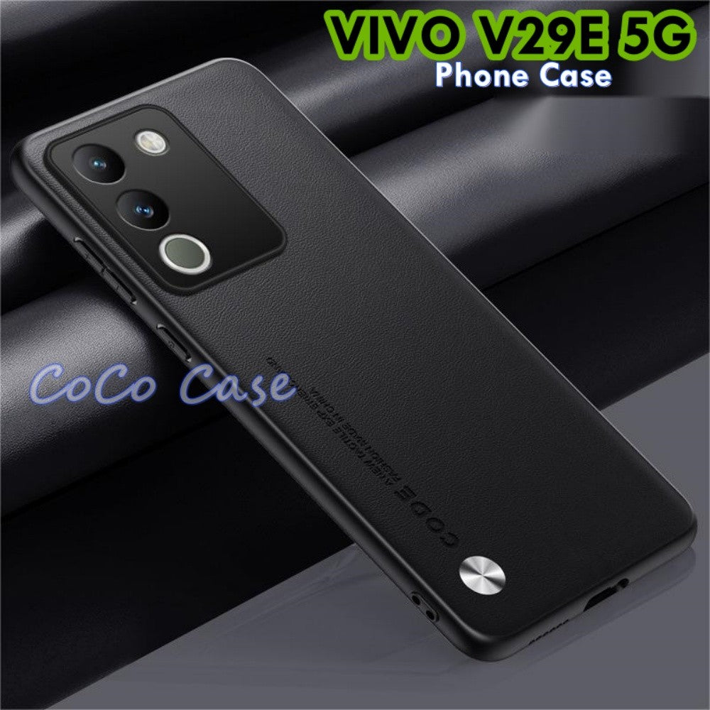 For VIVO V29E 5G Cover Silicone Professional Full Case Classic Simple Solid Color Phone Case Cover sweatproof