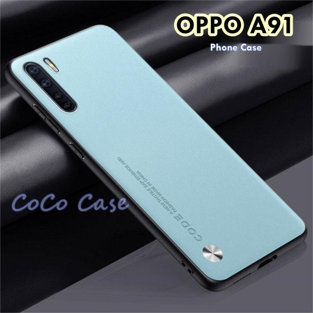 For OPPO A91 Cover Silicone Professional Full Case Classic Simple Solid Color Phone Case Cover sweatproof
