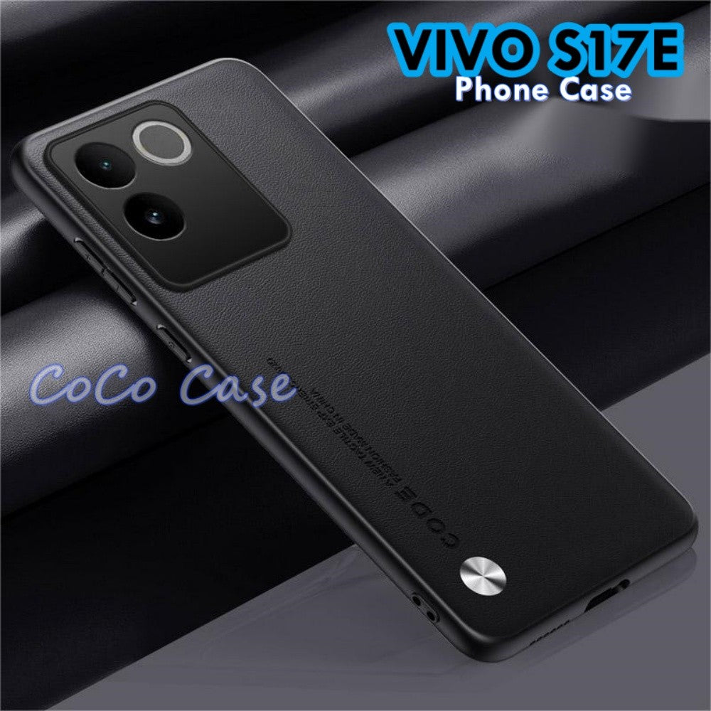For VIVO S17E Cover Silicone Professional Full Case Classic Simple Solid Color Phone Case Cover sweatproof