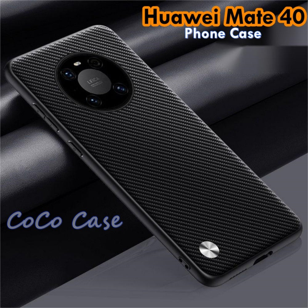 For Huawei Mate 40 Cover Silicone Professional Full Case Classic Simple Solid Color Phone Case Cover sweatproof